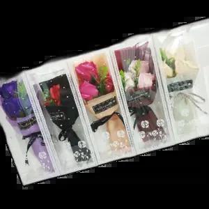 돈꽃다발 이거찜 향기가득 장미 비누꽃 3송이포장플라워박스 꽃바구니 성년의날 생일