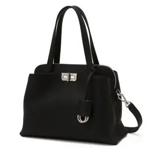 [닥스](센텀시티점)DCBA6E168BK 블랙 버클장식 소가죽 토트백