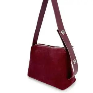 여성 가죽 스웨이드 숄더백 스웨이드핸드백 쎄무가방