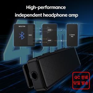 FiiO BTR11 Bluetooth 5.3 수신기 LDAC 3.5mm 무선 오디오 헤드폰  어댑터