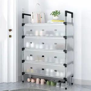 커버형 현관 수납 선반 신발 정리대 정리함 신발장/먼지/차단/간이/사무실/보관함/다용도/오픈/아파트/좁은