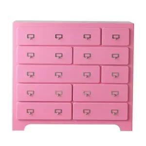 핑크 수납장 우드 북유럽 수납 스트로베리 예쁜 Pink 100x30x90 완전 조립 완료