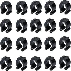 메이트르 20개 낚싯대 홀더 클립 고무 블랙