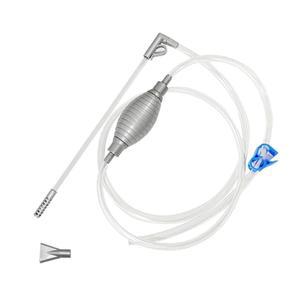 깨끗한 수족관 사이펀 및 워터 체인저 키트 5.25피트 호스 수동 자갈 진공 청소기, 에어 벌브 플로우 밸브 덕 빌 헤드, 담수 염수 탱크용 올인원 헤드