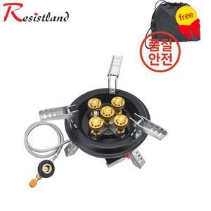 캠핑 가스 스토브 고압 하이킹 버너 16000W BRS-201 여행용 Pizeo 점화 기능이 있는 앞 유리 부탄