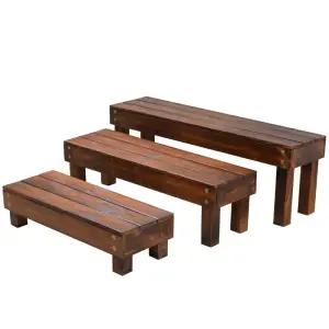 조립식 원목 자재 발판 마당 계단 평상 테라스 전나무 야외 매트 우드