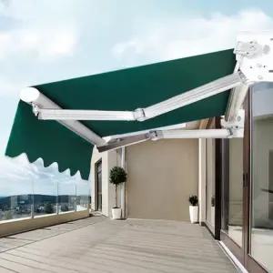 수동 접이식 어닝 캐노피 차양막 테라스 농막 야외