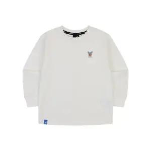 [캉골키즈](강남점)루 심볼 롱 슬리브 티셔츠 SA 0001 아이보리_ASACRT00010IV