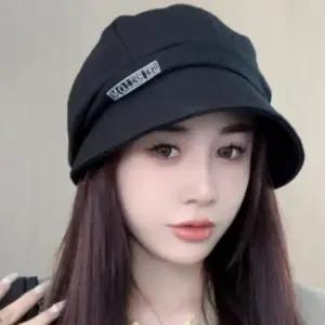 중년모자 여성 레터링 두건 벙거지모자 비니 패션모자 모자 가을모자 패션