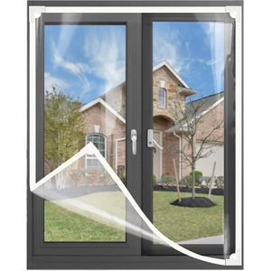 방풍 비닐 창문 자석 우풍차단 커텐 PVC 업그레이드 프레임01 0X0CM 강력