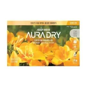 엘지생활건강 샤프란 아우라 드라이 건조기 시트 윌유메리미 120매