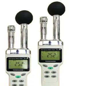 온도 지수 측정기 습도 온습도계 볼 장비 기상 측정 디지털 온도지수측정기 풍속계 이슬점