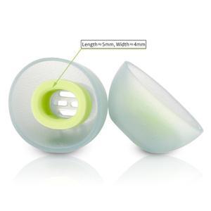 FIIL CC PRO2 이어 버드 용 6Pcs 실리콘 팁 Anker Soundcore Liberty Pro 4 TWS 헤드폰 귀마개