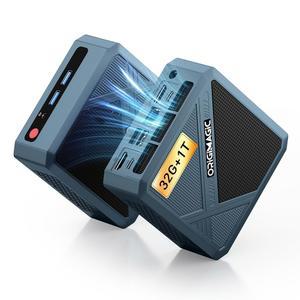 오리지널매직 N1 라이트 미니 게이밍 PC, Ryzen 7 5825U (Beats 5700U) | 32GB DDR4 (최대 64GB) 1TB SSD, 4K 쿼드 디스플레이, 2.5GbE / 11 Pro OS WiFi 6E BT 5.2 USB-C, 데스크톱 컴퓨터 오피스