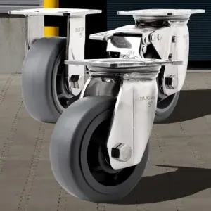 중량용 125mm스텐 베어링 이동 바퀴캐스터 이동식앵글 바퀴 의자바퀴 가구바퀴 캐스터바퀴