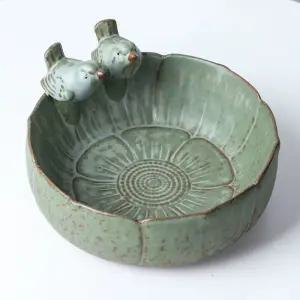 도자기 수반 연꽃 재배 소형 장식 어항 화분 세라믹