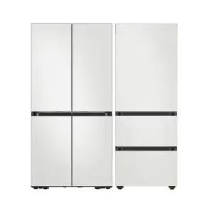 삼성 비스포크 냉장고 김치냉장고 세트 전체코타화이트 RM70F63R2A+RQ33DB74C1AP