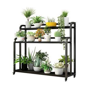 이동식 화분 정리대 받침대 진열대 거실 식물 다육이 다이 2단