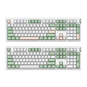 앱코 A108K 3모드 퀵스압 유무선 기계식 말차그린 (벚꽃축)