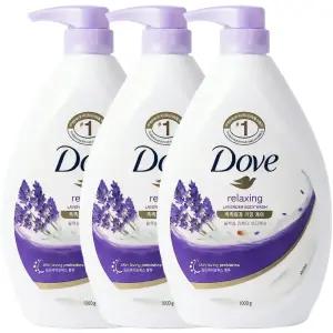 도브 바디워시 라벤더향 1L 3개