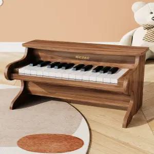 원목 미니 피아노 장난감 교육용 건반 교구 콩쿨
