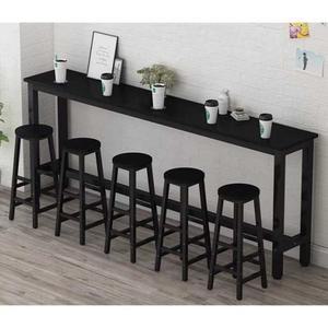 티테이블세트 스탠딩 높은 모던 세트 협탁 의자 좁은 틈새 탁자 4인 테이블 믹서 작업대