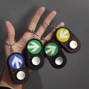 호주 보도 신호등 버튼 키 체인 사운드 악세서리 홈 인테리어 데스크탑 장식 생일 선물