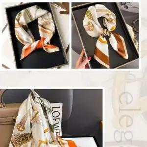 (사러왕)봄 신상 데일리 사각스카프 오렌지 클래식 브 WFJ30QX