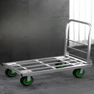 대형 알루미늄 구르마 접이식 대차 엘카 무소음 강판 수레 이동식 트럭 리어카 터틀