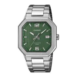 CASIO 카시오 MTP-B195D-3A 유니크 스퀘어 레트로 남자 메탈손목시계