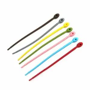 ( )실리콘 케이블 타이 배선정리 케이블선 전기선고정 전기줄정리 두꺼운케이블타이 케이블선정리 인터넷선