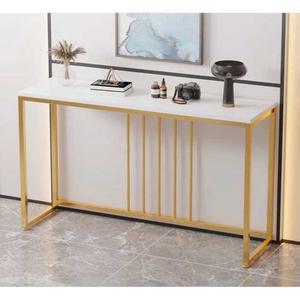 폭좁은 슬림콘솔 장식장 현관 벽난로 선반 테이블 미니 골드