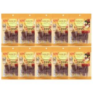 참좋은간식 강아지 간식 고구마치즈 오리말이 100g x 10개