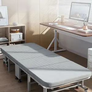 4단 휴대용 사무실 간이 싱글 원룸 접이식 베드