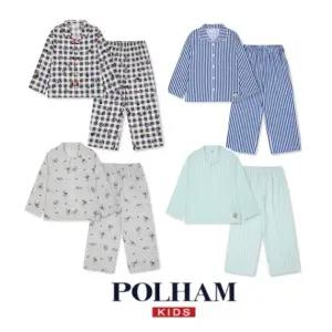 [롯데백화점]폴햄키즈 26년 신상 공용 긴팔 파자마세트 PKG5UI3210