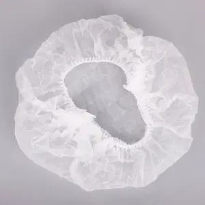 일회용 부직포 위생 모자 100매/머리캡/1회용/급식실/영양사/식품회사/망사/머리망/여성/간호사/공장/실습