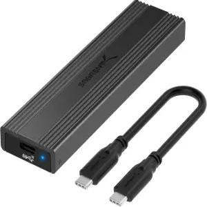 M.2 PCIe NVMe 및 SATA SSD(EC-SNVE)를 위한 Sabrent USB 3.2 Type-C 도구 없는 인클로저