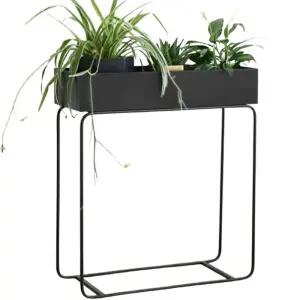 철제플랜트박스 화분 스탠드 블랙 선반 카페 받침대