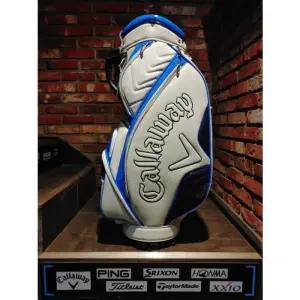 [정품] 2026 캘러웨이 남성 캐디백 골프백 화이트/스카이블루