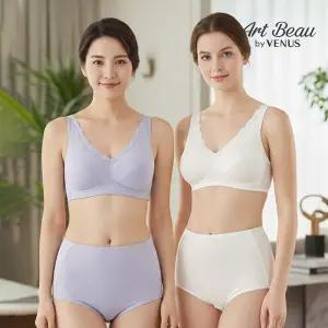 [아르보by비너스][노와이어 인견 아스킨 브라 팬티 4종택1] 아니타 베니타 여성 속옷