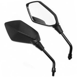 야마하 MT03 FZ07 FZ10용 1세트 10mm 오토바이 사이드 미러 좌우 후방