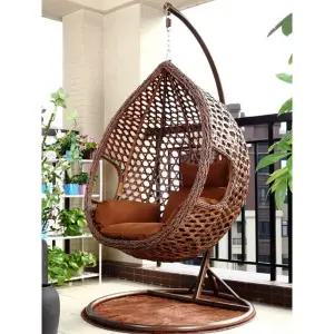 라탄 그네의자 쿠션 탈부착 해먹 세탁 방수 카페의자