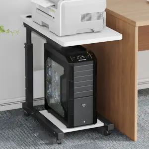 컴퓨터본체 테이블 프린트 받 받형 사무용 수납장