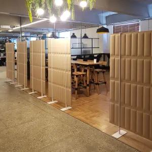 소리먹는 파티션 MA 독립형 책상 가림막 칸막이 플랜맥스 사무실 서재 병원 은행 학교