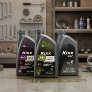 GS칼텍스 킥스 파오 5W30 엔진오일 1L (가솔린/LPG) x3개
