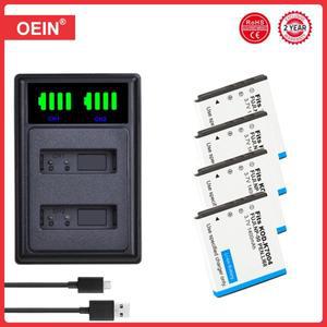 Klic-7004 D-Li68 배터리 및 충전기 후지필름 NP-50 후지 X10 F50 F665 코닥 M1033 V1073 Zi8 Zi12 용