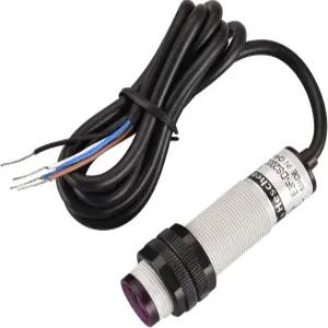 헤셴 M18 컬럼 적외선 광전 근접 스위치 확산 반사형 E3F-DS200C3 감지 거리 10-200CM 10-30VDC 200mA NPN