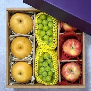 프리미엄 사과 배 샤인머스켓 선물세트 8과 4.7kg 혼합 과일선물 세트 설사과 설과일선물 부모님 설선물
