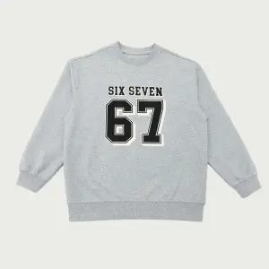 [롯데백화점]행텐 남아여아공용 기모 67 블록코어 맨투맨 14560 031 217 07