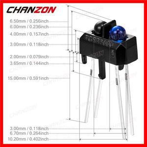 적외선 LED 발광 다이오드 TCRT5000 TCRT5000L 적외선 12M 스위치 센서 램프 TCRT 5000 적외선 적색 포토